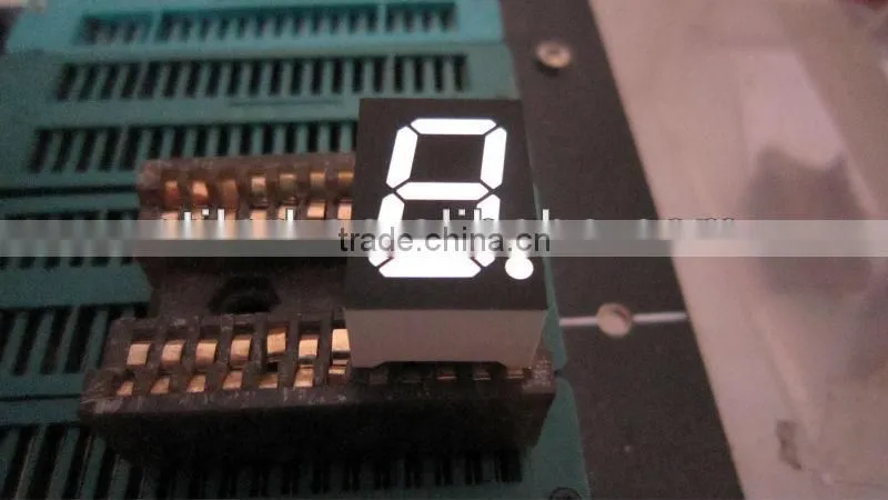 0.32" 7 segment LED digit display indoor single digit white color