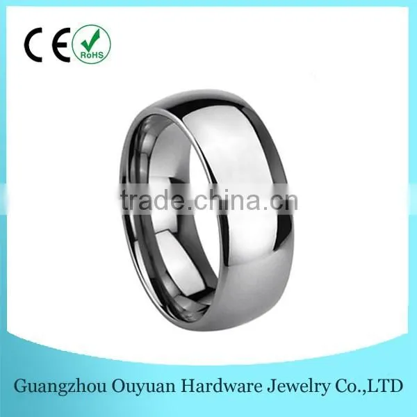 857 Dome Brushed Tungsten Carbide Ring, Tungsten Carbide Wedding Band Ring