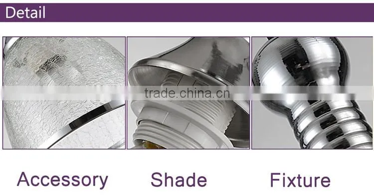 hot sale modern glass pendant lighting for restaurant