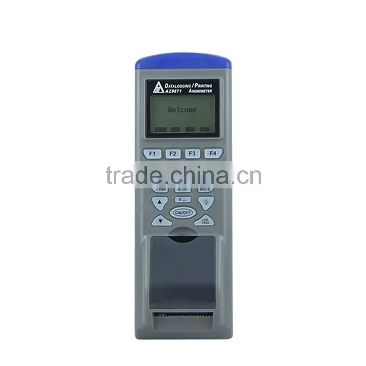 AZ 9871 Anemometer Air Flow Data Logger With Printer