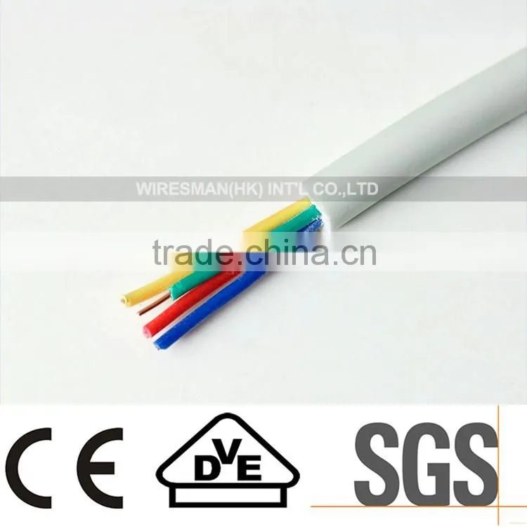 high quality 3*1.5mm2 CCC 227IEC4 copper electric wire round electric cable