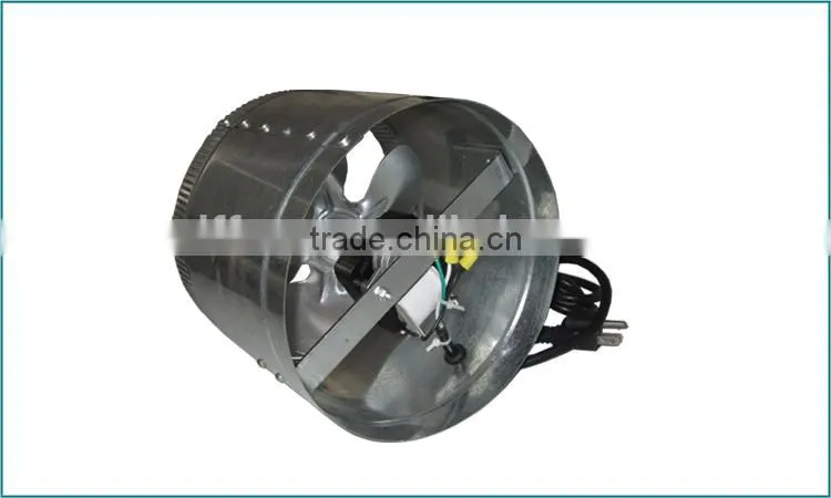 Hydroponic Ventilation 650CFM 10 Inch Quiet Small Centrifugal Fan