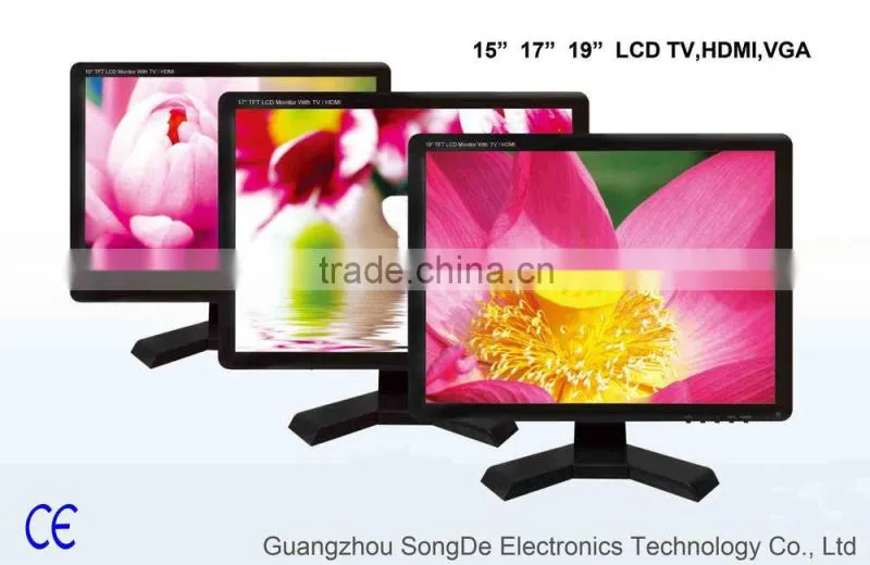 15 inch LCD Screen Display PC Monitor with VGA resolution