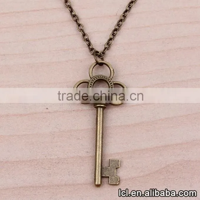 From china steampunk necklace, low price key pendant necklace meaning