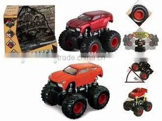 Plastic 4 Wheel Drive Friction Car For Child