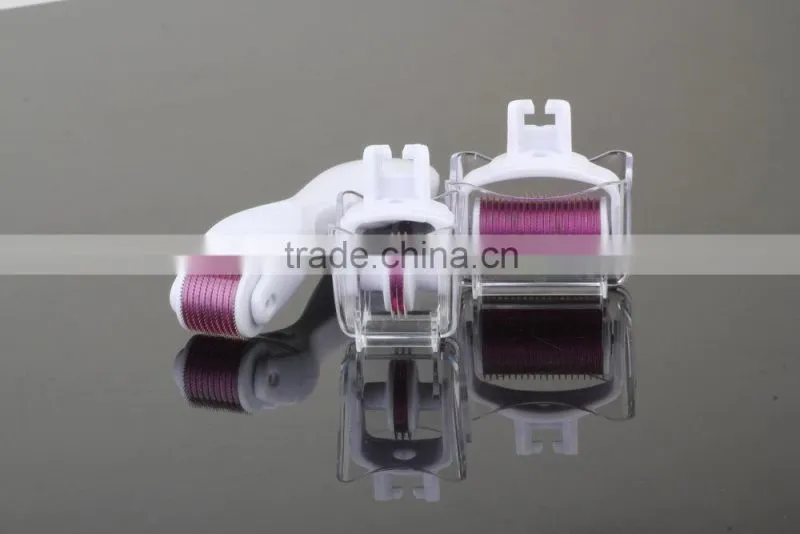 3 In 1 Dermaroller System MicroNeedle Skin Roller 0.3MM Count 180c/600c/1200c