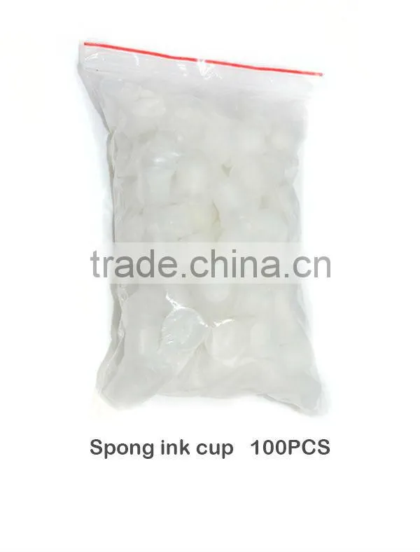 Disposable Pigment Container tattoo ink cup with sponge