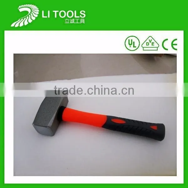 Carbon steel Good quality wood handle stone breaking hammer