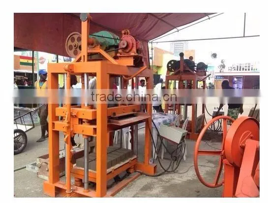 QTJ4-40 used concrete save energy hollow block shaping machine made in China with high capacity Vedio Showing in Youtube
