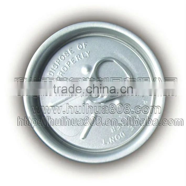 206# Aluminium easy open end