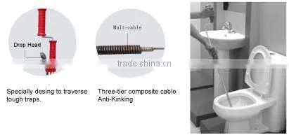 D-3-6 Manual drain pipe cleaner 6 types choose
