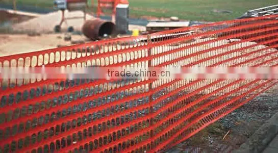 orange color,safety,snowing--Plastic Alert Net