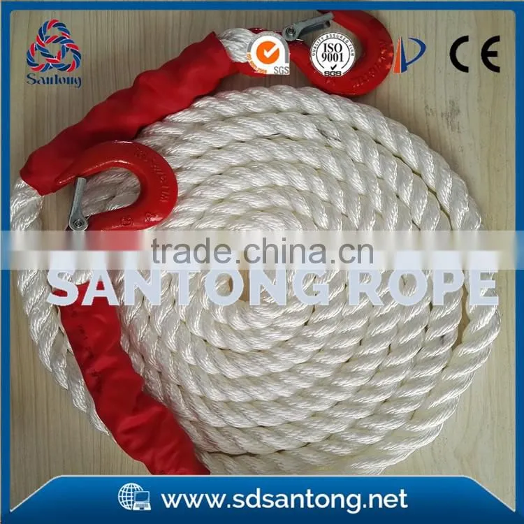 nylon twisted towing rope