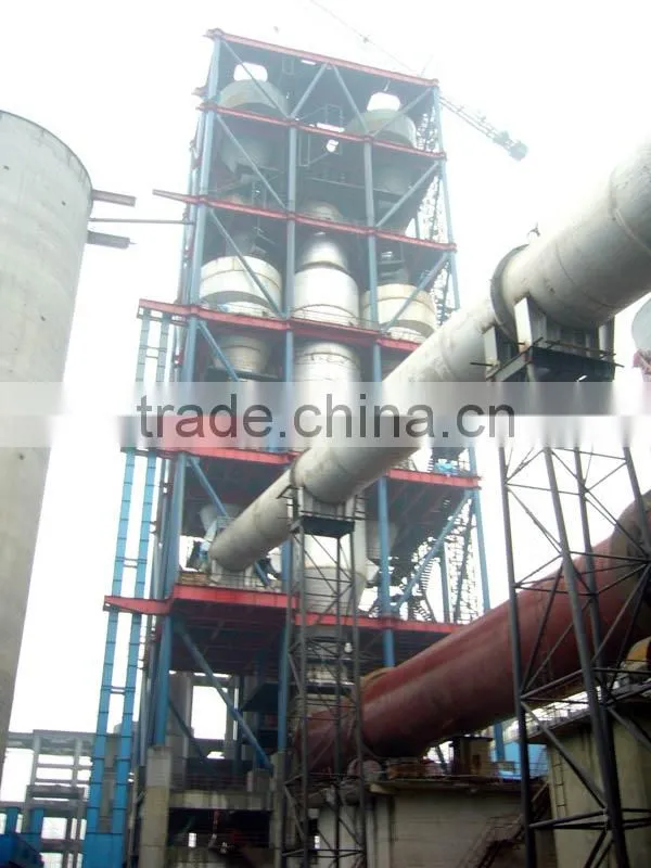 300tpd cement plant &factory calcining machine 2.5*44M rotary kiln