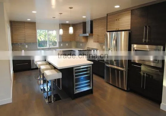 Beige color artificial quartz stone slabs used for countertops