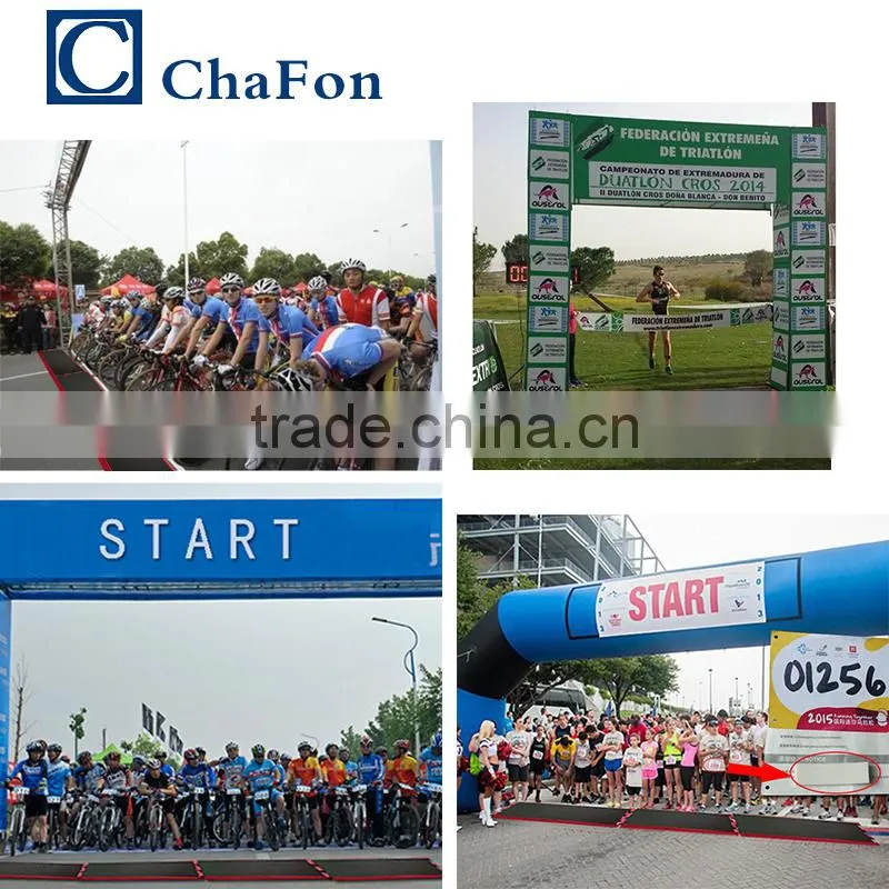 rfid marathon system include UHF R2000 fixed reader and UHF floor mat antenna and UHF sports tag