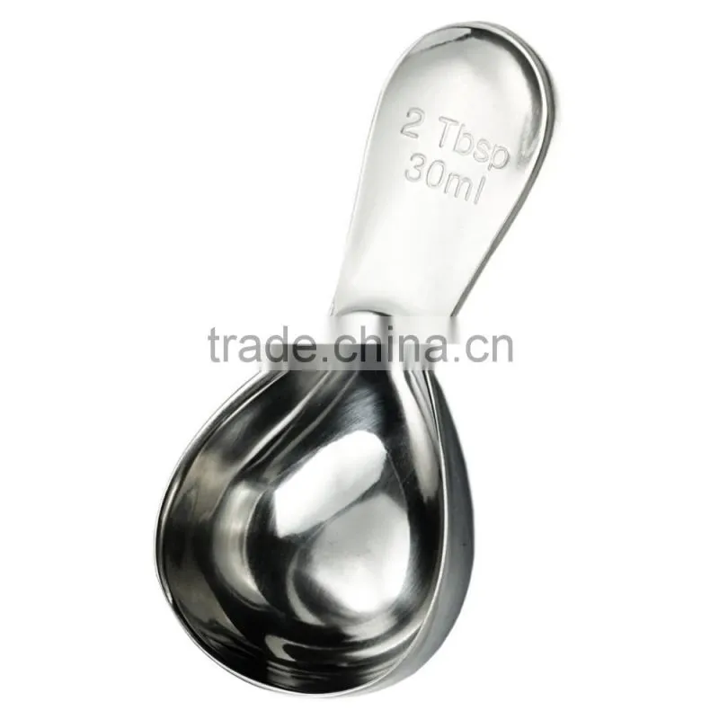 Stainless Steel 2 Tablespoon Coffee Scoop spoon 30ML measuring spoon