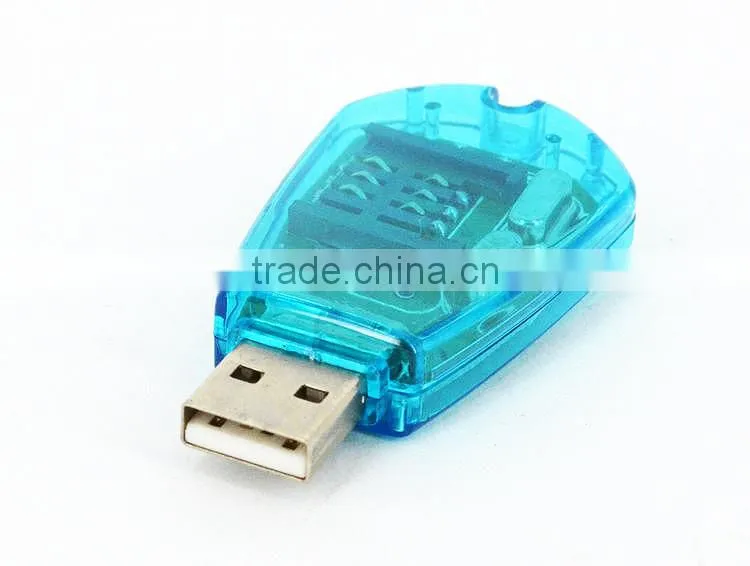 China cheap USB SIM Card Reader (GSM and CDMA Compatible)