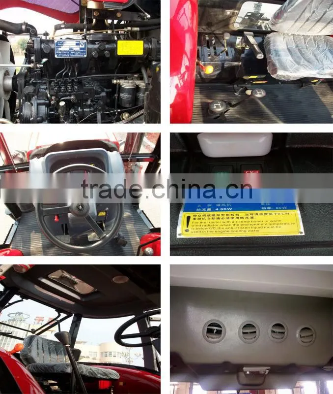 Professional agricultural 704 4wd tractor with good performance