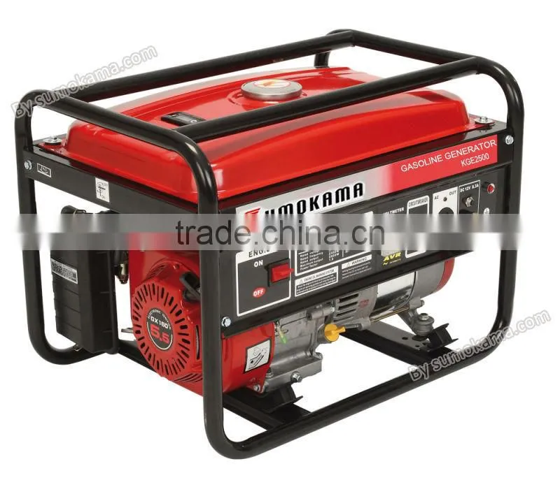 KGE4500 power by 9HP gasoline engine small portable air cooled generating