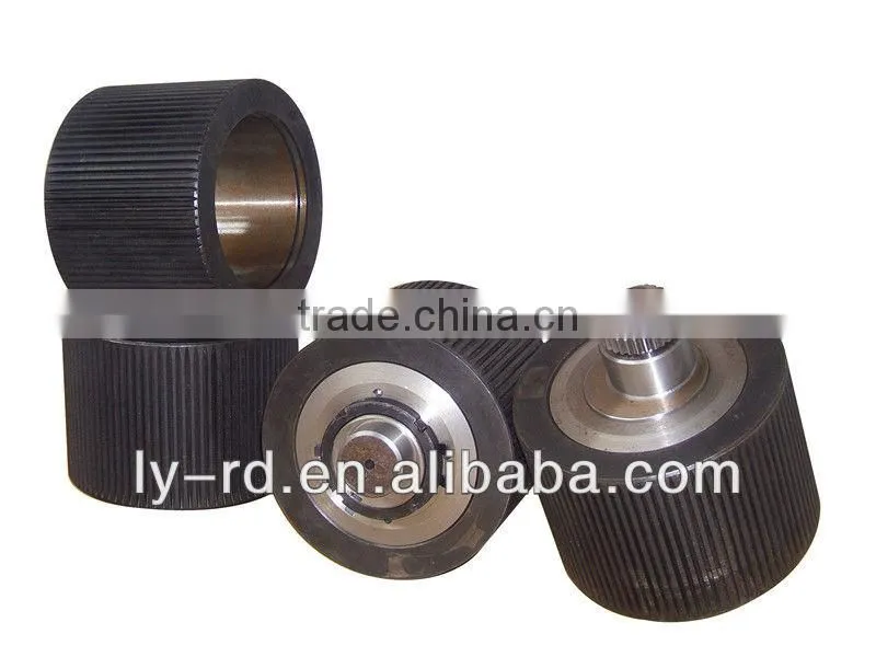Roller with shell and assembly