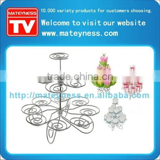 Spiral Swirls Metal Stand 13 Cupcake - 3 Tier Cake Stand