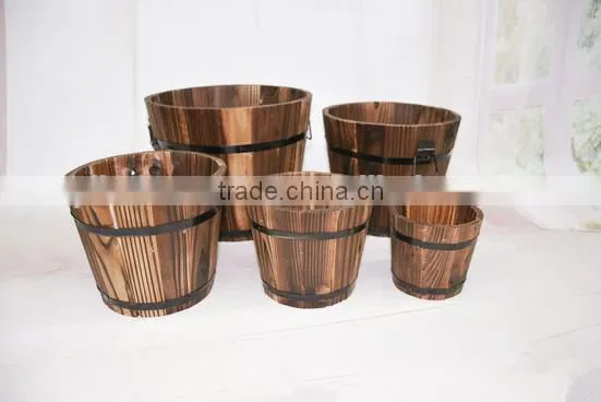 Outdoor Wooden Flower Pot, Wood Planter, Planter Box