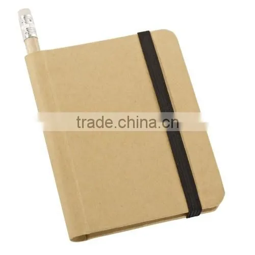 notebook with pencil,ecofriendly notebook