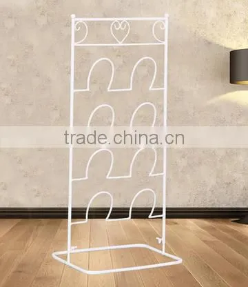Shoe hanging DIY liivng room furniture metal wire shoe and slipper holder