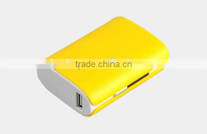 high quality dual usb powerbank portable Mobile Power with led light
