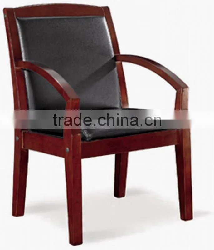 wood chair vietnam conference chair leather wooden frame meeting room chair