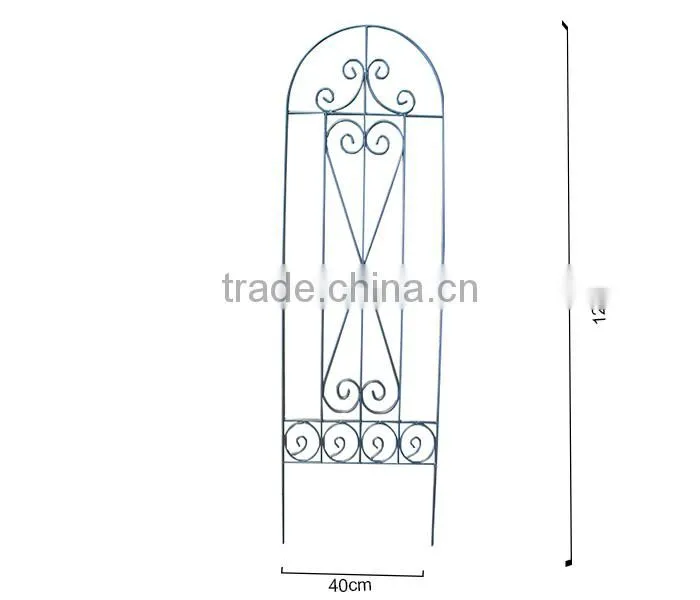 Metal Scrollwork Garden Trellis Yard Decoration