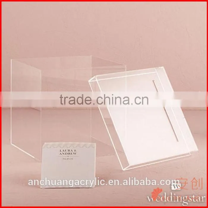 Custom Acrylic Wedding Invitation Card Box