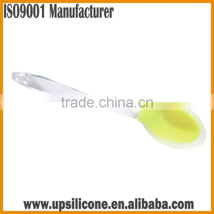 2015 New Full High Quality Kitchen Accessory Silicone Rubber Solid Spoon