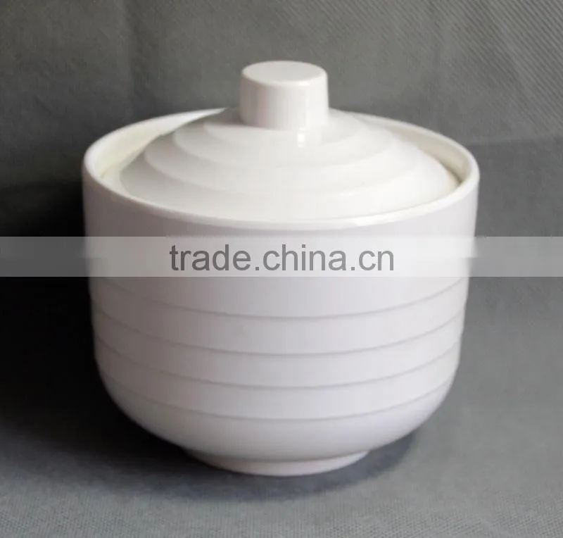 Melamine Kitchenware Melamine Soop Bowl with Lid