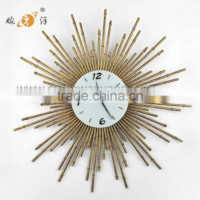 China Supplier Brassy Yellow Cool Description For A Wall Clock