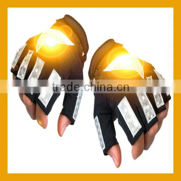 Police Security School Crossing Guard Traffic Safety Reflective Gloves