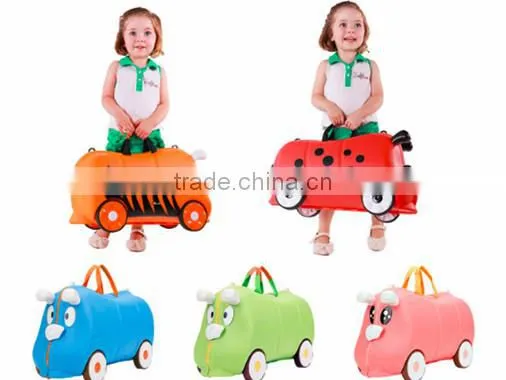 2 in 1 travel suitcase children cartoon luggage quotation