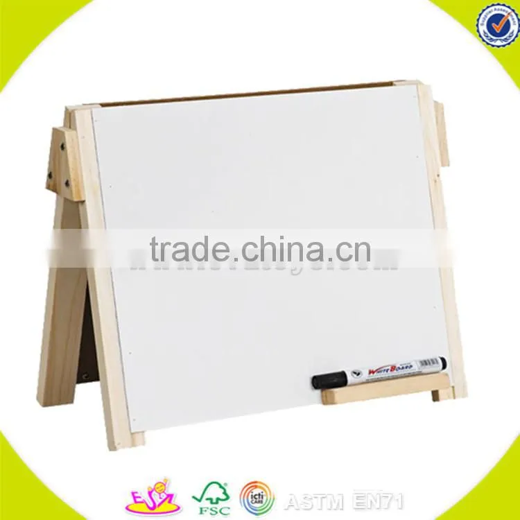 Wholesale best wooden painting board stand hot baby wooden painting board stand teaching aid painting board stand W12B021