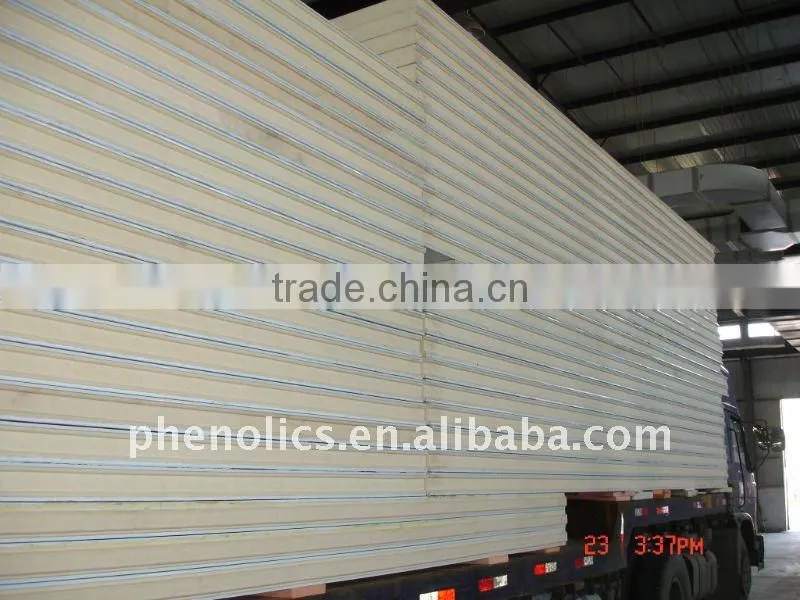 PU cold storage panel for vegetables,fish,meat