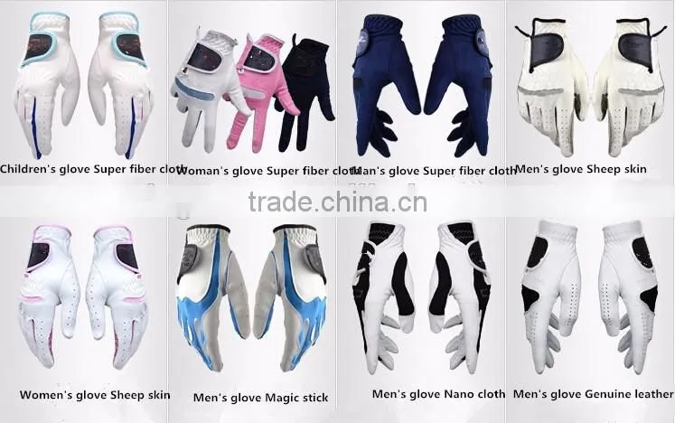 Golf Glove Men and Women Cabretta Leather Golf Gloves
