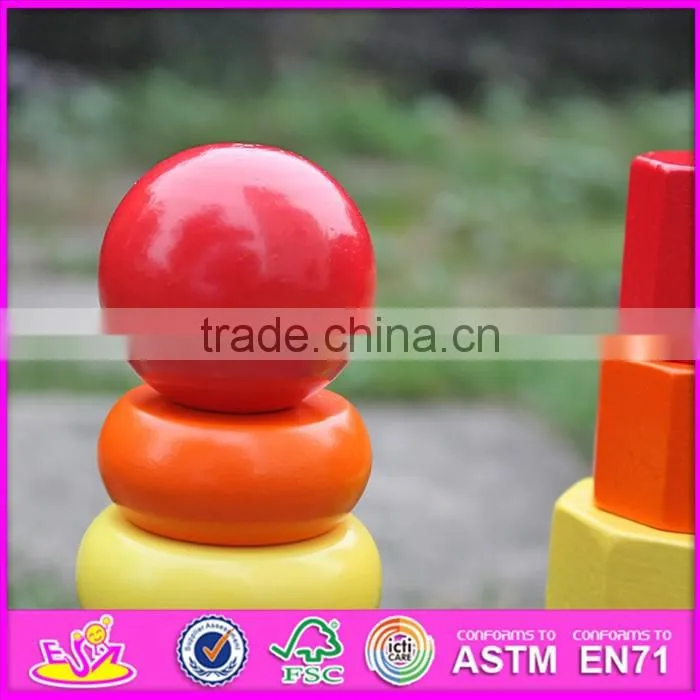 2016 new design children educational wooden shape sorter toy W13D130