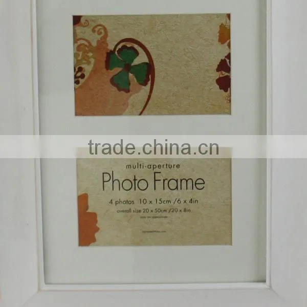 2016 new fashion baby wooden photo frame, high quality kids wooden photo frame W09A028
