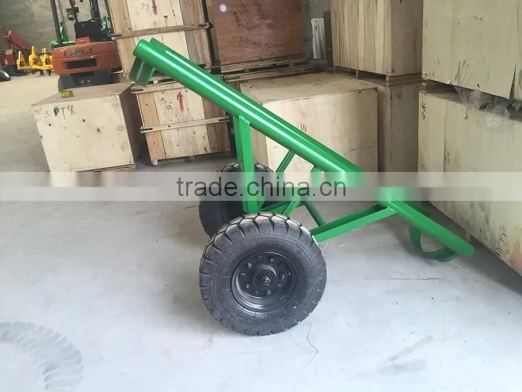 Strong concrete pole trailer with forklift roller