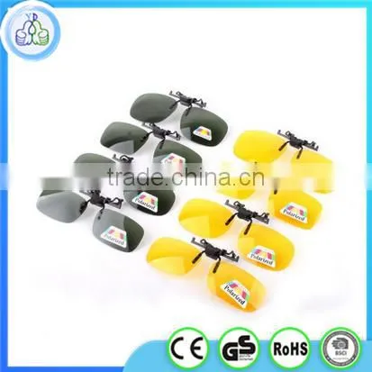 Wholesale strong light resistance easy drive sunglasses clip made in ningbo