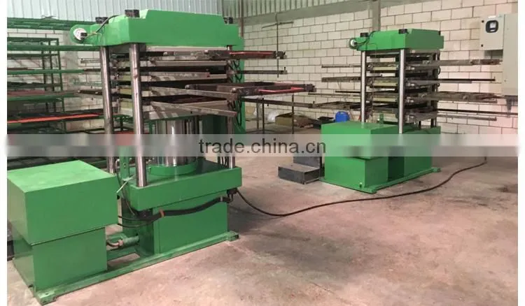 Rubber Tile Molding Machine with Tire Recycling rubber granule