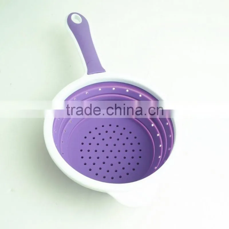 16123 Collapsible Silicone Colander strainer