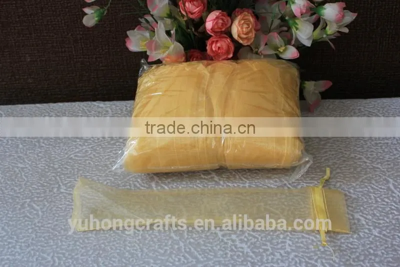 Factory price gift organza bag for hand fans