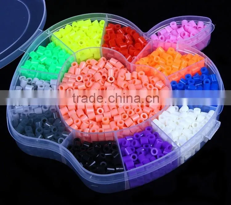 Wholesale DIY Toys Children Funny Puzzle Non-toxic Eco-friendly Plastic 5mm Mini Hama Perler Beads