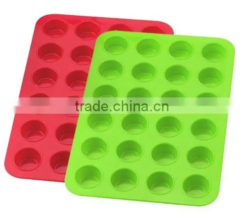 Silicone 6 cup mini muffin pan